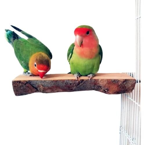 Pet Bird Parrot Wood Platform Stand Rack Toy Parrot Cage Perch Stand Wooden Platform Cockatiel Bird Cage Toys Pet Supplies