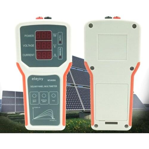 Photovoltaic Panel Multimeter Solar Panel MPPT Tester Power Meter Ammeter Open Circuit Voltage Test WS400A Multimeter