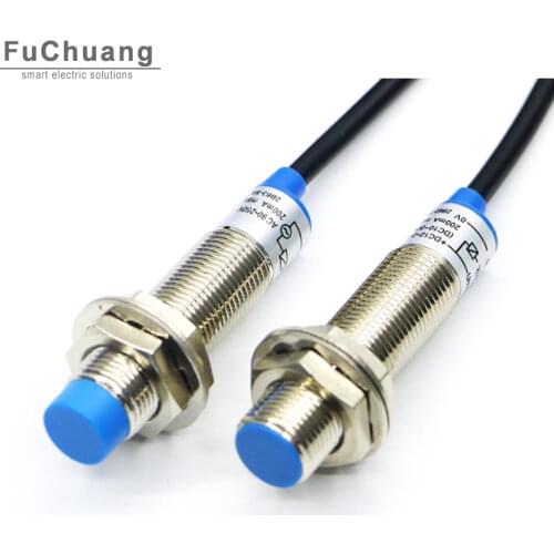Inductive Type Proximity Sensor Switch LM12 Sn:2/4mm 6-36VDC 90-250VAC NPN PNP NO NC NO+NC metal sensors