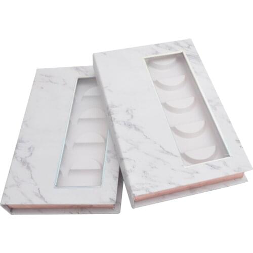 Wholesale items 5pairs Eyelashes Box Package Lash Book Eyelash Packaging Box Faux Cils 25 mm Mink Eyelashes Makeup Cases Vendors