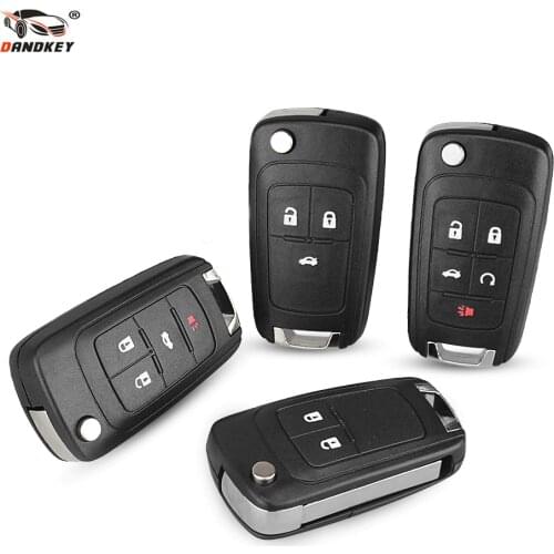 Dandkey 2 3 4 5 Buttons Car Key Shell Remote Flip Key Fob Case For Opel Vauxhall Astra H Insignia J Vectra C Corsa D Zafira G