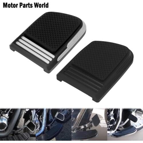 Motorcycle CNC Small Brake Pedal Pad Cover Black Chrome For Harley Softail FLSB Breakout FXBR FXBRS 2018 2019 2020