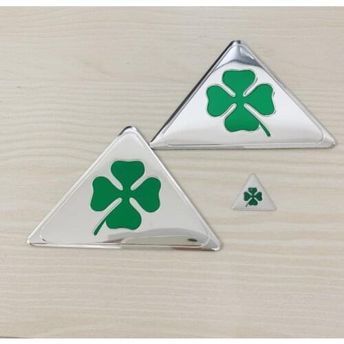30pcs-300pcs Alfa Romeo quatrefoil green delta for 156 166 159 Giulietta Giulia Spider GT Car Side Fender Emblem Badge Sticker