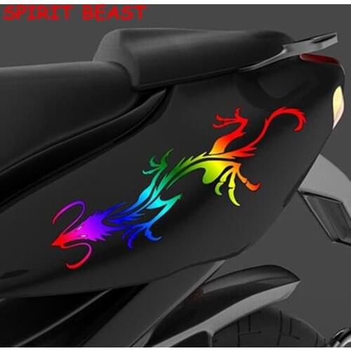 SPIRIT BEAST Scooter decorative paste waterproof car stickers motorcycle fuel tank stickers color stickers personalized stickers