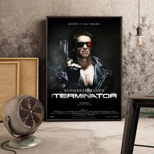 The Terminator Movie Art Posters Canvas Painting Posters and Prints Cuadros Wall Art Picture for Living Room Home Decor Cuadros