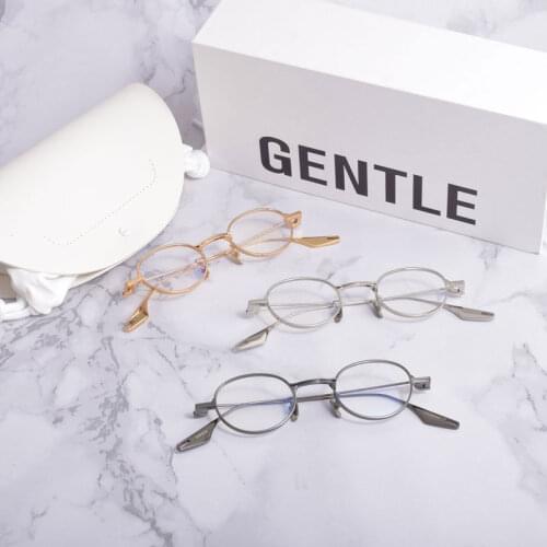 GM 2021 new stye V bland Metal Prescription Eyeglasses Frame GENTLE COKUPA Optical glasses Frames Small face Men Women