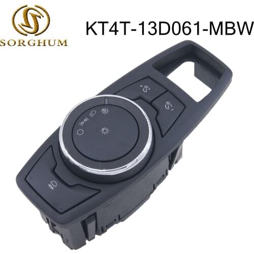 New Arrival Headlight Fog Light Lamp Control Switch Module Button KT4T-13D061-MBW KT4T13D061MBW For Ford