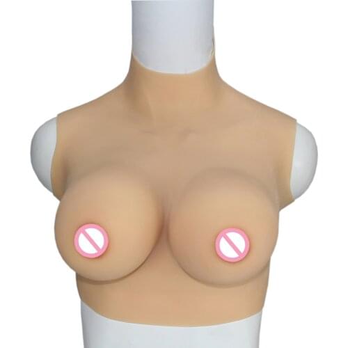 RAOPIN A-G Cup Fake Boobs Crossdressing Silicone Breast Form Tits Breast Plate For Transgender Shemale Male To Female Cosplay
