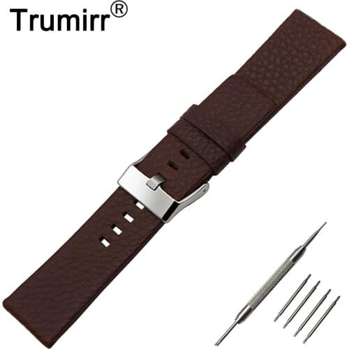 Italian Genuine Leather Watchband 20mm 24mm for Jacques Lemans Frederique Constant Orient Watch Band Steel Buckle Wrist Strap