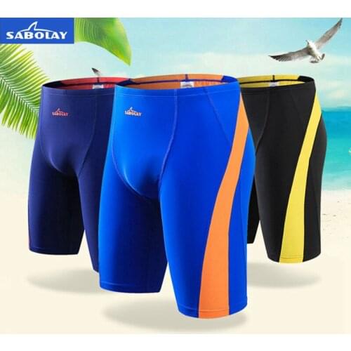 SABOLAY Men's Sports Swimming Trunks