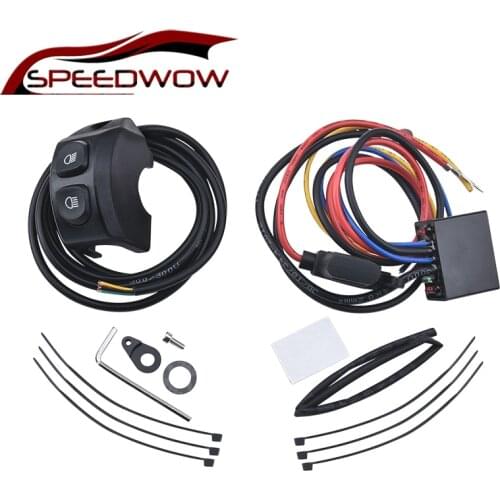 SPEEDWOW Motorcycle Handle Fog Light Switch Control Smart Relay For BMW R1200GS R1250GS F850GS F750GS ADV Adventure LC