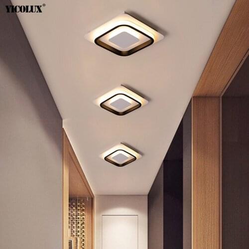 New Modern LED Ceiling Lights Fixture Gleam Lighting For Bedroom Living Children Room Iron Aluminum Home Lamps Input AC 90-260V