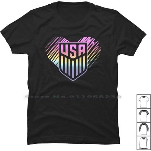 Uswnt T Shirt 100% Cotton Womens Soccer Soccer Morgan Health Pride Organ Us Up