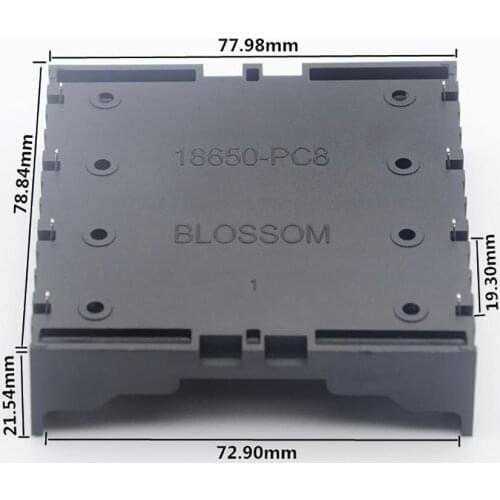 High-quality 18650 With 4 Diy Lithium Battery Box, Material Pin Battery 18650 Drop-resistant Holder, G9O5