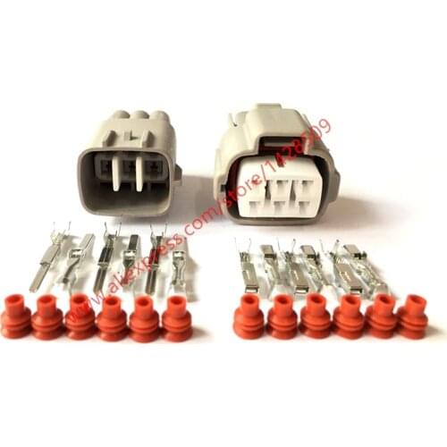 5 Sets Sumitomo 6 Pin TS Accelerator Pedal Automotive Connector Female Male For Toyota 6188-0175 6189-0323