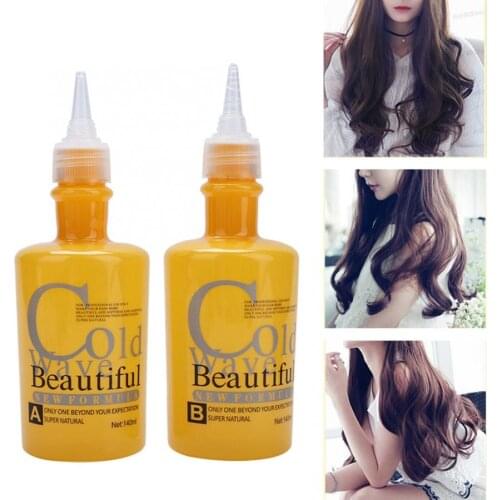 280ml Permanent Perming Water Wavy Hair Pear Head Texture Perm Cream Liquid Cold Wave Hair Lotion Hair Lotion Hair Wax Not Hurt
