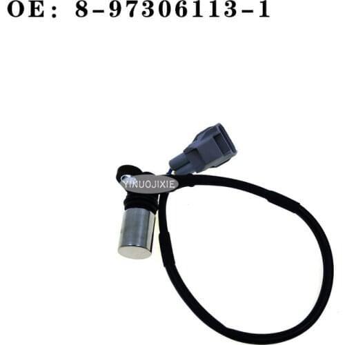 Excavator parts 8973061131 for Hitachi Isuzu 4HK1/6HK1 engine crankshaft speed sensor OE: 8-97306113-1