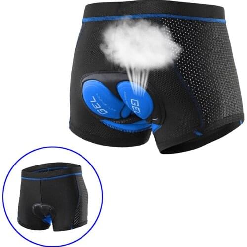 ARSUEXO Mountain Bike Underwear Man 5D Gel Pad Shockproof Breathable Cycling Shorts Road Bicycle Underpants Mtb Downhill Shorts