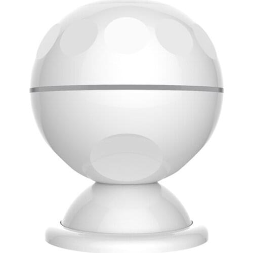 White WiFi PIR Motion Sensor Detector Home Alarm System with Magnet Bracket Super Mini Shape smart sensor