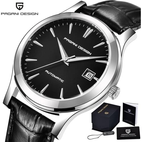 PAGANI Design 40MM Mens Mechanical Watch Top Luxury Brand Automatic Watch Mens Business Leather Strap Waterproof Wristwatches