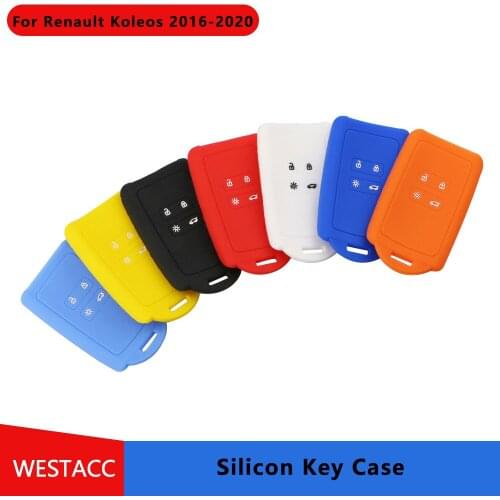 For Renault Koleos Kadjar Megane Talisman Captur Espace Clio Silicon Car Key Case Cover Bag Shell Key Protector Accessories