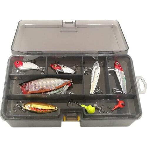Double-layer Multifunctional Fishing Box Carp Fishing Hook Plastic Storage Box Fishing Supplies Accessories Bait Hook Box