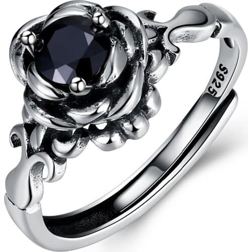 E68075 Classical Flower Ring Zirconia stone for women wedding Jewelry Engagement