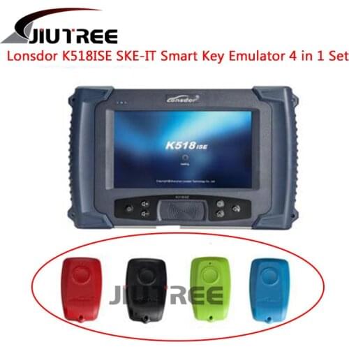 JIUTREE Smart Key Emulator for Lonsdor K518ISE SKE-LT Auto Key Programmer 4 in 1 Set for all key lost via OBD