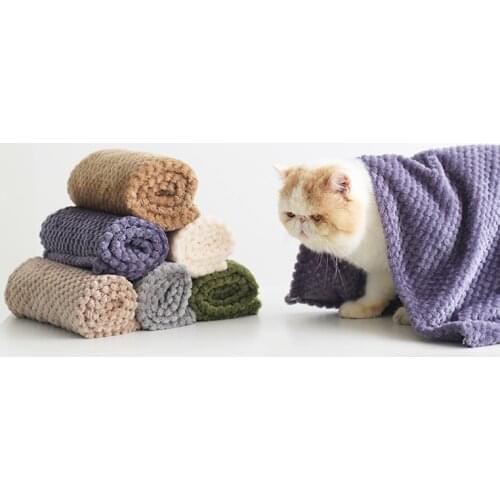 Pet Dog Mats Dog Beds Thick Blankets For Pets In Winter Kennels Warm Sleeping Mats Pet Accessories