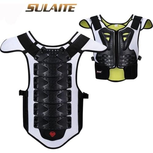 SULAITE Motorcycle Jacket Adult Chest Back Protector Moto Body Armor Guard Racing Body Armor Jacket Motocross Protective Gear