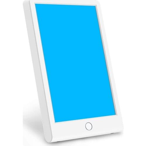 Light Therapy Lamp, SMY Blue Light Energy Lamp and Adjustable LED Blue Light, Tablet One Touch with Timer, 100% UV Free