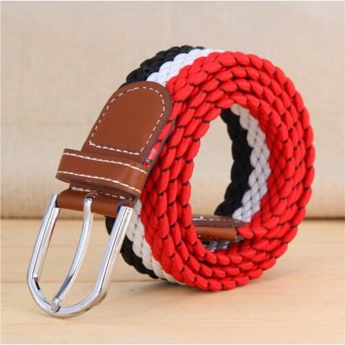 LGFD20318 factory wholesale new young man girls rubber polyester stretch golf elastic belts