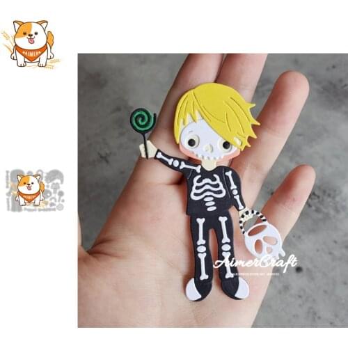 Halloween Ghost Costume Metal Cutting Dies Mold Scrapbooking Stencil DIY Embossing Craft Die Cuts Card Making New Dies For 2020