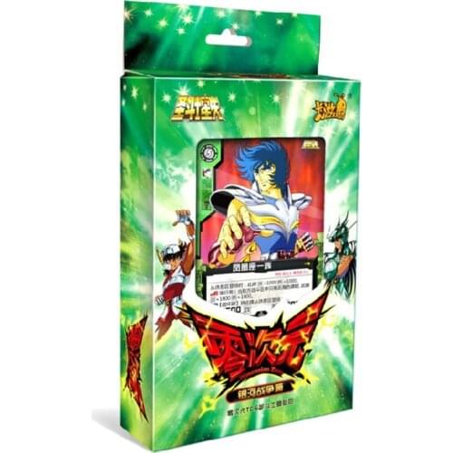 Original Saint Seiya Collection Cards Exquisite Flash Card Galaxy War Tcg Trading Card Game For Children Birthday Gift