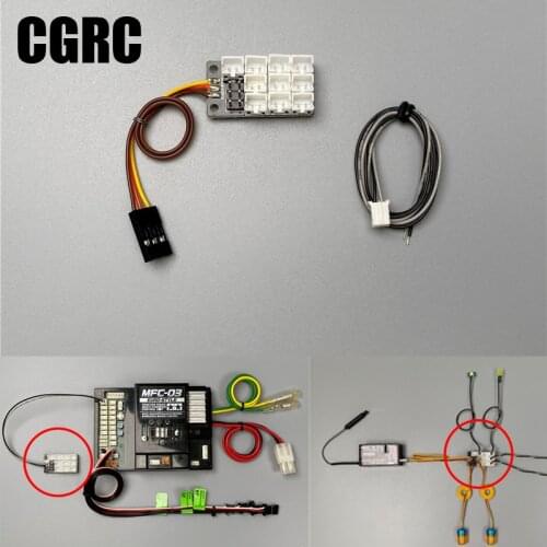 Light System Expansion Board PH2.0 Expansion Module for Tamiya MFC-03 1/14 RC Truck scania actros 1/10 RC Crawler TRX4 SCX10