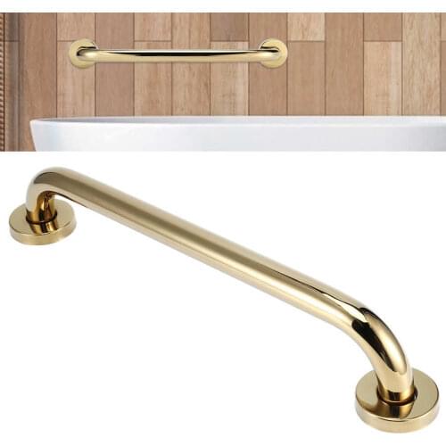 Bathroom Hand Bar Handrail Safety Stainless Steel Gold Color for Bathroom Bathtub Toilet Home