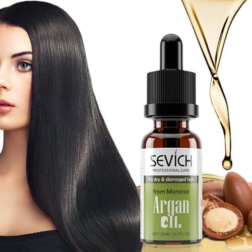 Sevich Moroccan Argan Oil 30ML Scalp Treatment Dry and Damaged Hair Nutrition Hair Nut Essences Oil Hair Care Repair Damage Hair