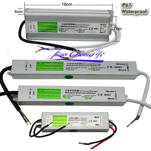 LED Driver AC220V to DC12V 24V 10W 100W LED Power Supply Lighting Transformers