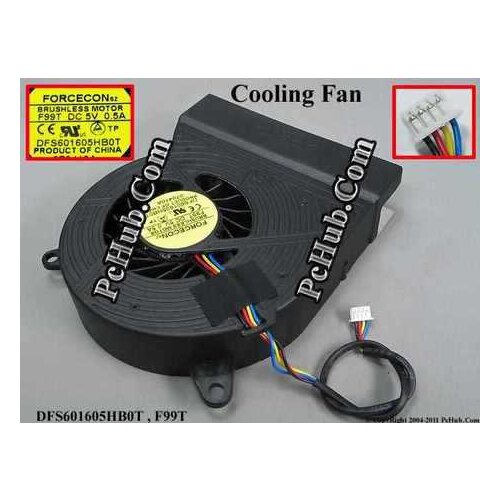 Fan FOR HP TouchSmart 600 PC CPU Cooling Fan All-in-one FORCECON DFS601605HB0T F99T F82Q 5V 0.5A kDB0705HB-9A10 kDB0705HB 9A10
