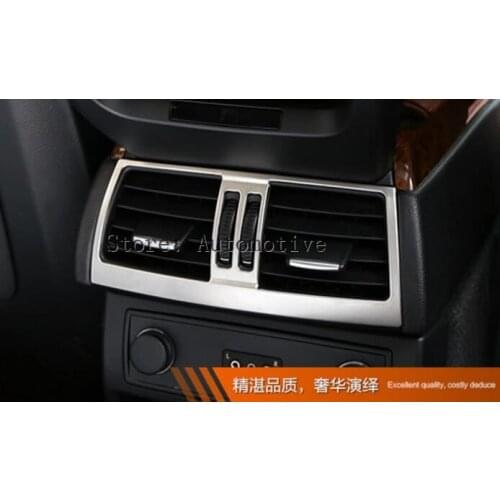 Interior Armrest Box Rear Air Vent Outlet Cover Trim For BMW X5 E70 2009-2013