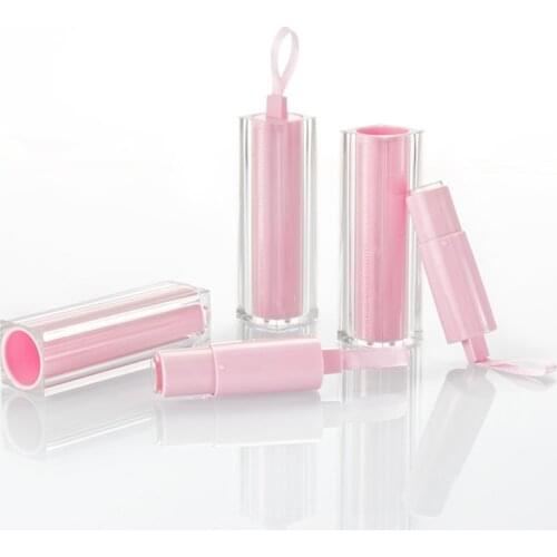 High Quality 10/30/50pcs 12.1mm Pink Empty Lipstick Tubes Refillable DIY Lip Gloss Lip Balm Containers Cosmetic Tool Wholesale