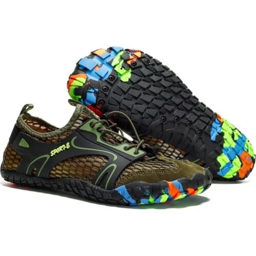 High Quality Mens Hiking Shoes Women Waterproof Mountain Hiking Wearable Climbing Hunting Boots Trail Trekking Sneakers