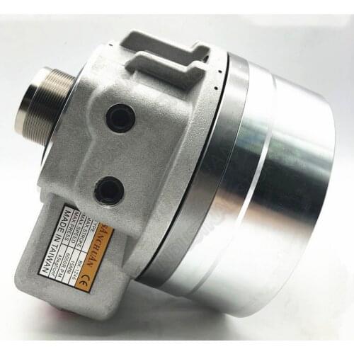 High Speed Hollow Rotating Oil Cylinder Rotary 46mm Hole Match 6" 8" 3 Jaw Hydraulic Chuck BK-1246 For CNC Lathe CE