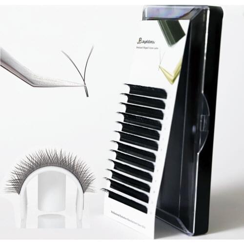 Y Lashes Mix Tray Eyelash Extension Black Soft Individual False Eyelashes 8-15mm YY Shape D Curl Volume Lashes Tools