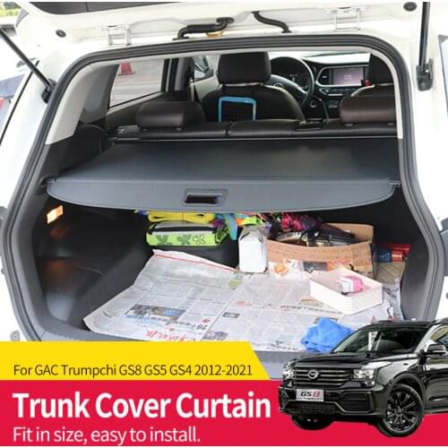 Cargo Cover Partition Curtain Screen Shade Trunk Security Shield Rear Car Accessories For GAC Trumpchi GS8 GS5 GS4 2012-2021