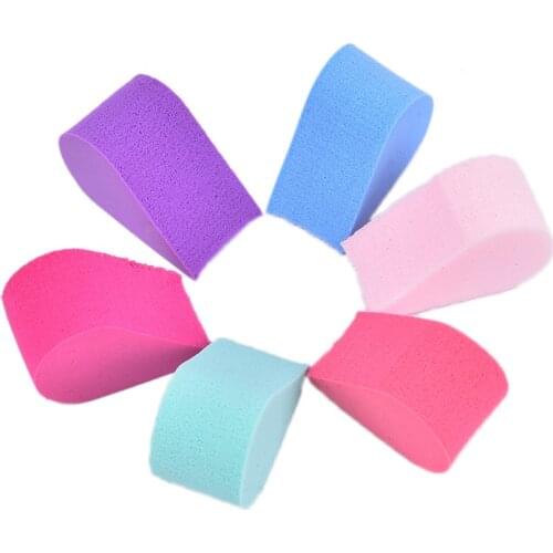 2 Style 8pcs/Bag Makeup Sponge Triangle Shape Candy Color Soft Magic Face Cleaning Cosmetic Puff Cleansing Wash Face Makeup