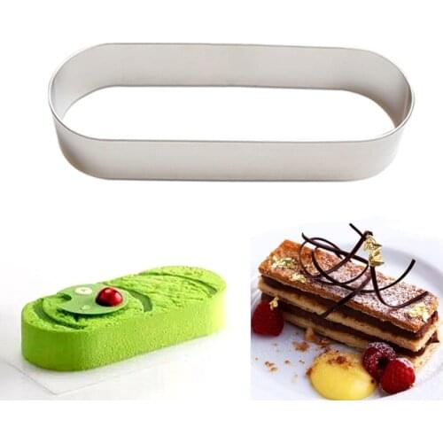 80MM 120MM 160MM 200MM Round Square Mousse Circle Stainless Steel Non-stick Cake Molds Cream Decorating DIY Bakeware