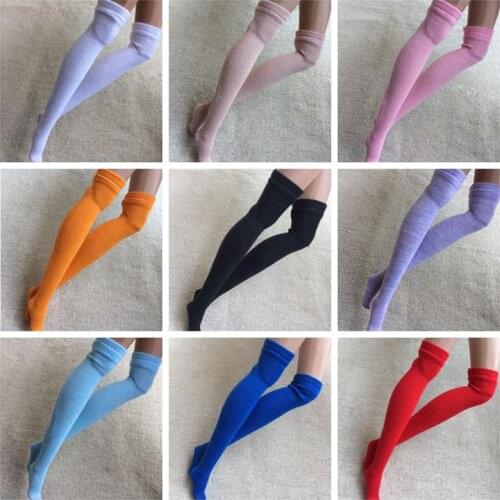 1Pairs Candy Colors Blyth Stocking for 1/6 Doll Socks Clothes Accessories(fit Azone, Kurhn,OB,Momoko,Barbies,Blyth,1/6 Doll)