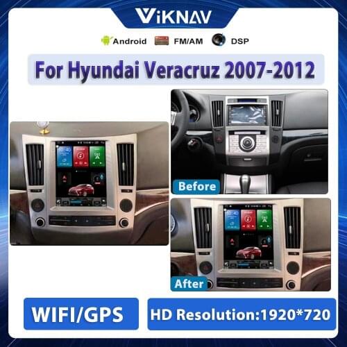 Car Radio For Hyundai Veracruz 2007-2012 Car Android 10 GPS Navi Auto Vertical Screen Multimedia Video Player