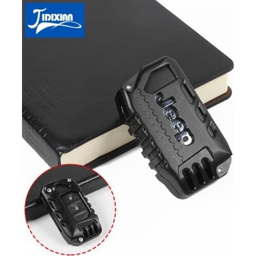 MOPAI Car Keys Cover for Jeep Gladiator JT 2018+ Car Key Case Shell Cover Accessories for Jeep Wrangler JL 2018-2021